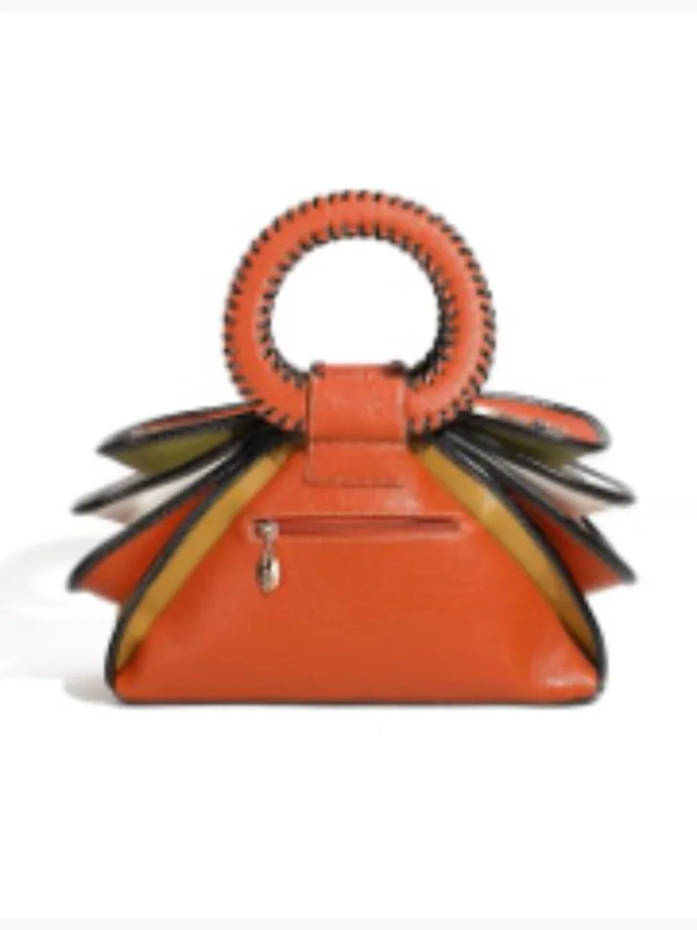 Multicolor Designer Satchel Faux Leather Shoulder Bag
